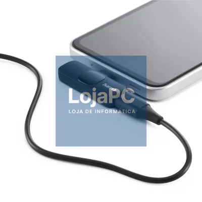 HAMA Smart Wireless Lavalier Microphone Wireless Clip-on Mic f. Mobile Phones