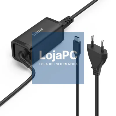 HAMA Universal USB-C Notebook Power Supply Unit GaN Power Del. PD 5-20V/45W