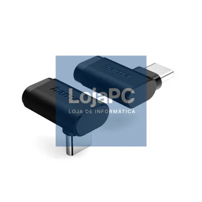 HAMA USB-C Angled Adapter 90 USB 3.2 Gen2 10 Gbit/s 5 A 240 W Set of 2