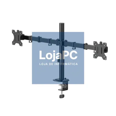 HAMA Monitor Mount 2 Monitors Height-adjustable Swivel/Tilt 13 - 35 black