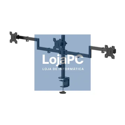 HAMA Monitor Mount 3 Monitors Height-adjustable Swivel/Tilt 13 - 27
