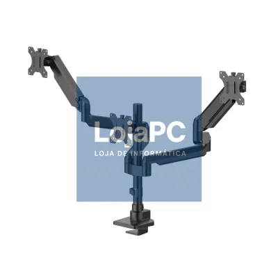 HAMA Monitor Mount 3 Monitors Gas Spring Fully Mobile 17 - 32 black