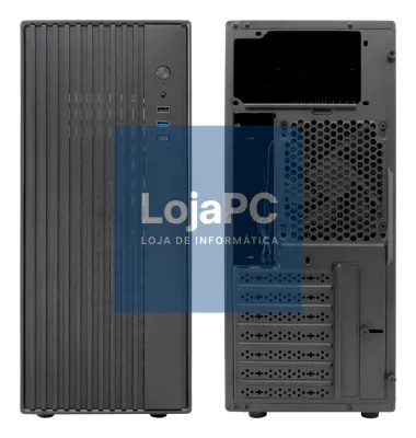 COOLBOX COO-PCA850-0 ATX A850 USB-C 3.2 GEN1 SPCC 0.8MM CASE WITHOUT POWER SUPPLY + 1 120MM FAN