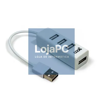 Universal USB 2.0 Hub COOL 4 USB Ports White