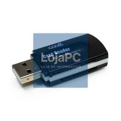 USB Universal Memory Card Reader COOL (All in One) Black