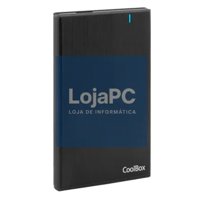 CoolBox Capa HDD/SSD 2.5" Slim A2540 Alum.Preto