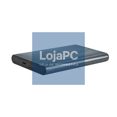 Gembird Caixa USB 3.1 2.5 '' USB-C Alum.Cepill Cinzento