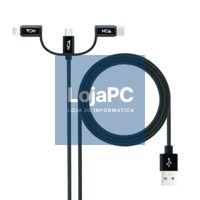 Nanocable Cabo USB a USB-C/Micro USB/ Lighthning