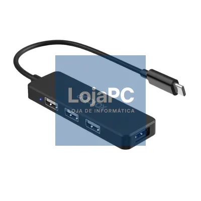 APPROX Hub USB Tipo-C 3USB 2.0 + 1Porta USB 3.0