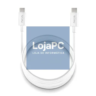 NGS CABO CARGA RAPIDA USB-C A USB-C 1M BRANCO
