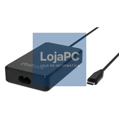 NILOX Alimentador gan usb-c para portátil - 65w