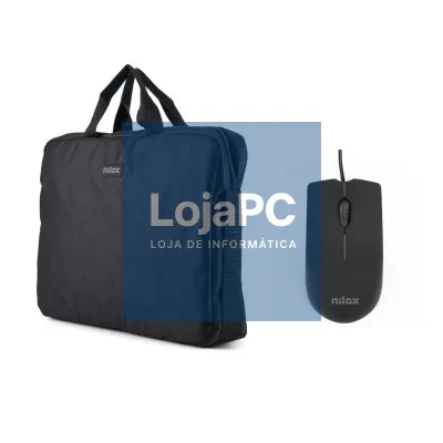 NILOX Mala 15.6"Preto+Rato USB 1000dpi
