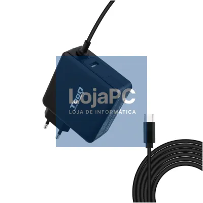 Tooq Carregador portátil conector USB-C 65W