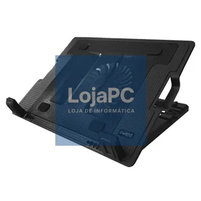 EWENT EW1258 Suporte Ventoinha Portátil 17"+2 USB