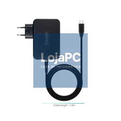 Tooq Carregador portátil GAN USB-C PD 100W Preto