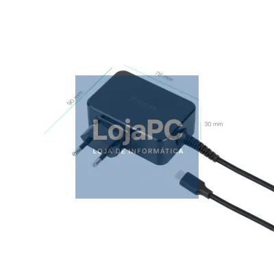 Tooq Carregador portátil GAN USB-C PD 45W Preto