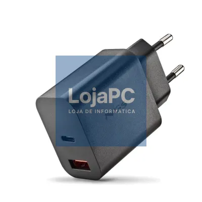 NGS CARREGADOR GAN ULTRARAPIDO 30W USB-C+ USB-A