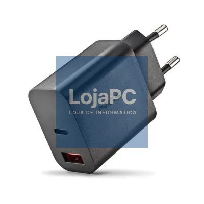 NGS CARREGADOR GAN ULTRARAPIDO 20W USB-C+ USB-A