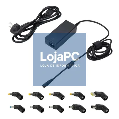 EWENT Carregador Auto. Univer Notebook 65W 10 Puntas
