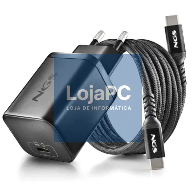 NGS PACK CARGA USBC 65W+CABL 1,5M+5 CLAVIJ HP