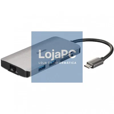D-Link DUB-M810 Hub USB-C 8 en 1 HDMI/Eth/CardRead
