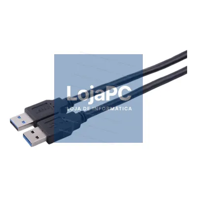 Cable USB 3.0 Type-A male > USB 3.0 Type-A male 2.0 m Preto