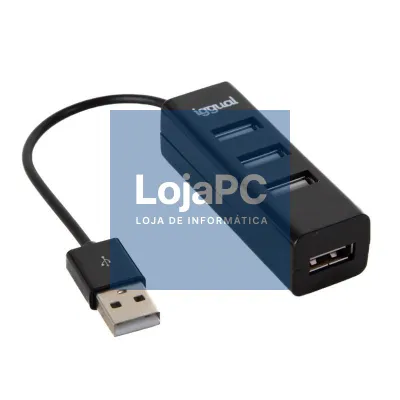 iggual Hub USB 2.0 x 4 portas HUB-A-4p