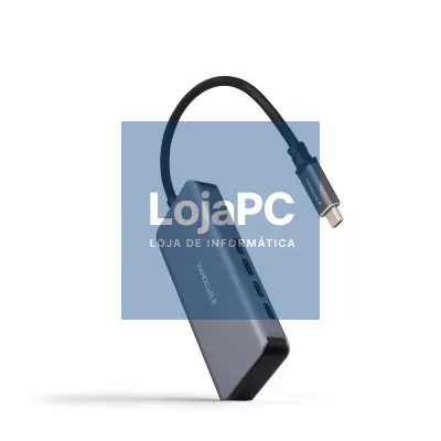Nanocable HUB USB-C/M a 3xUSB-C/H ALUMÍNIO 10 cm