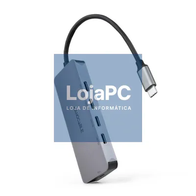 Nanocable HUB USB-C/M a 4xUSB-C/H + USB-C PD 100W