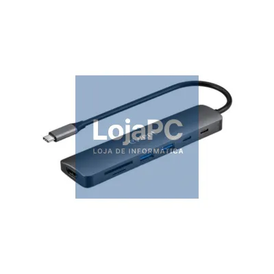 EWENT DOCKING MULTIPUERTO USB-C 7 en 1 HDMI 4K