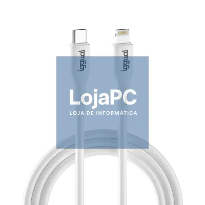 iggual cabo USB-C/Lightning 100 cm branco Q3.0 3A