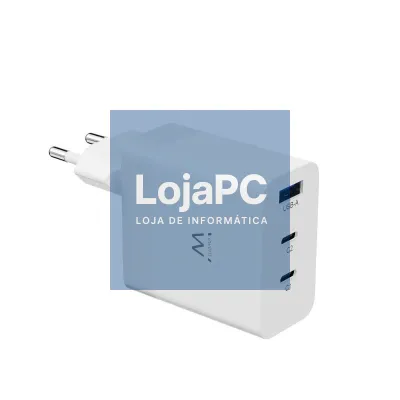 EWENT Carregador carga rapido 65w usb-c y usb-a