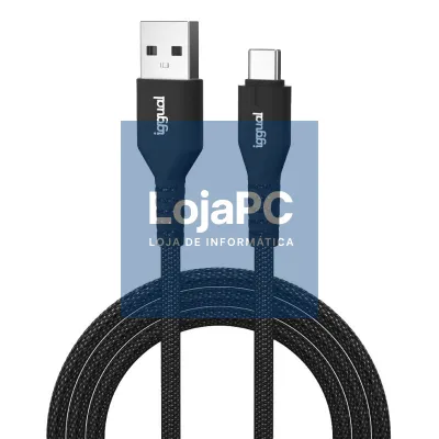 iggual Cabo USB-A a tipo C 3A 180 cm trenzado