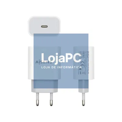 Aisens Carregador 20W USB-C PD3.0 1xUSB-C Branco