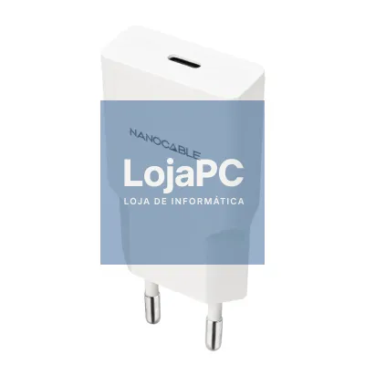Nanocable Carregador USB-C/PD 20W Branco
