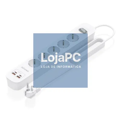 Aisens Extensão 5 tomadas interruptor PD 2xUSBC 2xUSB