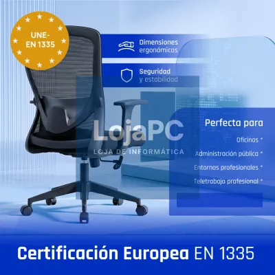 iggual Cadeira escritório Ergoline EN1335 150kg