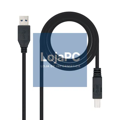 Nanocable Cabo USB 3.0, impressora A/M-B/M, 2m