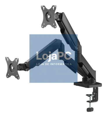 iggual SPMP02-A Suporte pinza 2 monitor 17-32" pro