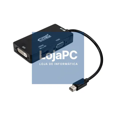 Nanocable Conversor Mini Displayp/VGA/DVI/HDMI 3E