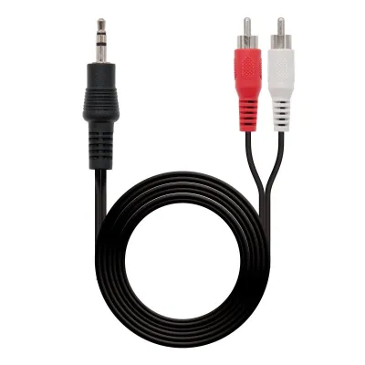 Nanocable Cabo Audio Jack 3.5/M-2xRCA/M, 3 M