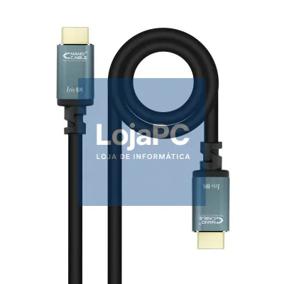 Nanocable Cabo HDMI 2.1 IRIS 8K M/M, 3 metros