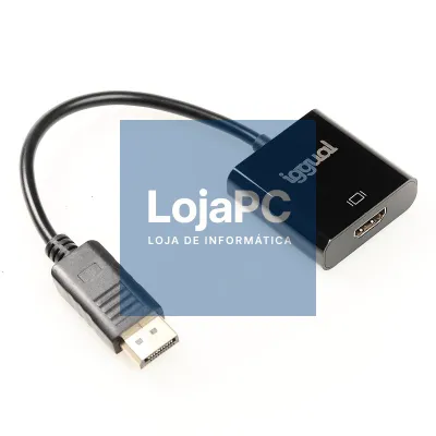 iggual Adaptador DisplayPort (M) a HDMI (H)