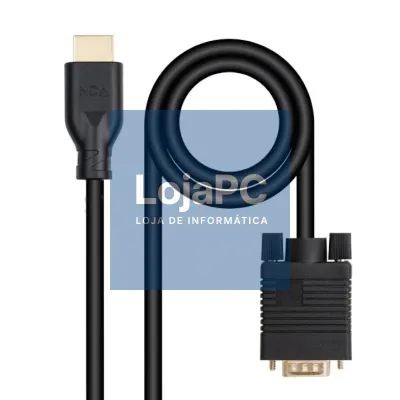 Nanocable Cabo Conversor VGA a HDMI M-M 1,8 m