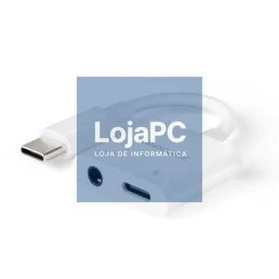 Nanocable Adaptador USB-C a Jack+USB-C/H PD 60W