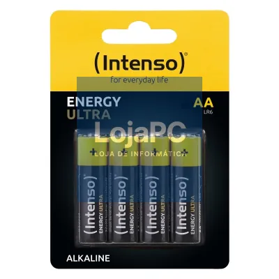 Intenso Pilha Alcalina energy ultra AALR06 Pack-4