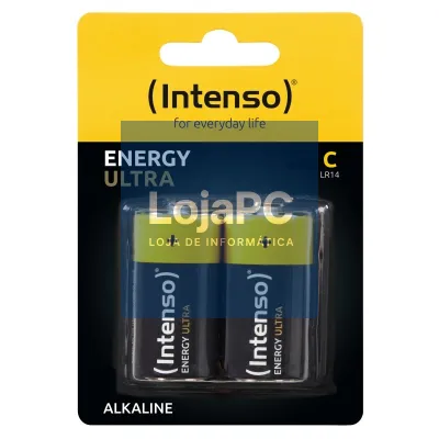 Intenso Pilha Alcalina energy ultra CLR14 Pack-2