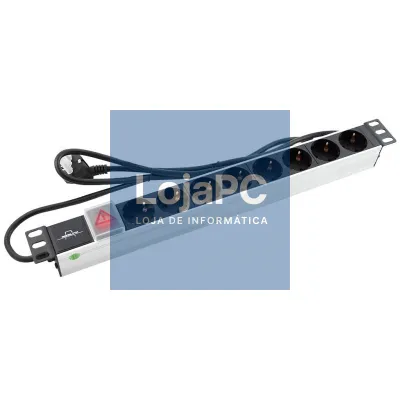 Monolyth Extensão 19" 8 Tomadas Schuko