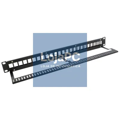 Monolyth Patch Panel 24 Portas 19" UTP Keystone