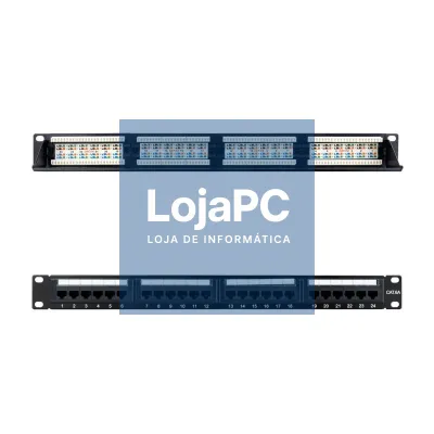 Nanocable Panel Parcheo 24P CAT.6A UTP 19"1U Dual